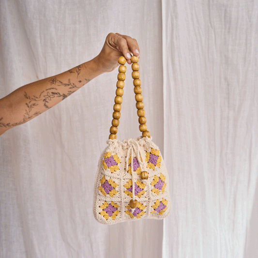Cartera Felicia Crema&Lila